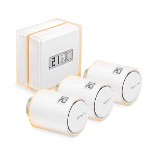 Netatmo Smart Thermostat With 3 Additional Radiator Valves