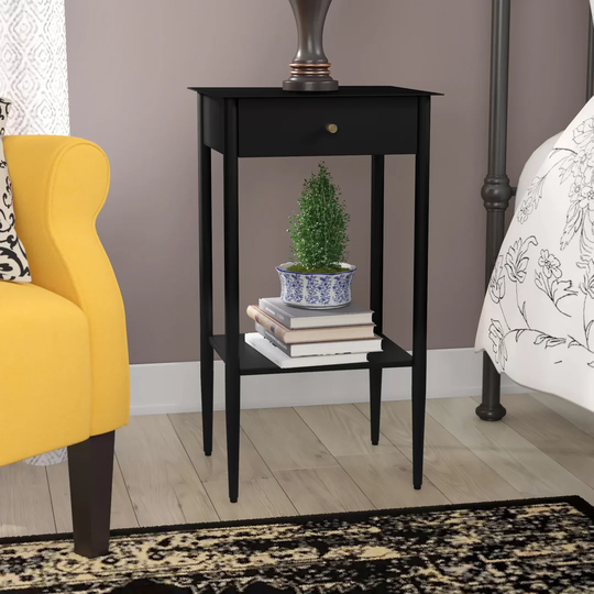 Dunkle 1 Drawer Bedside Table
