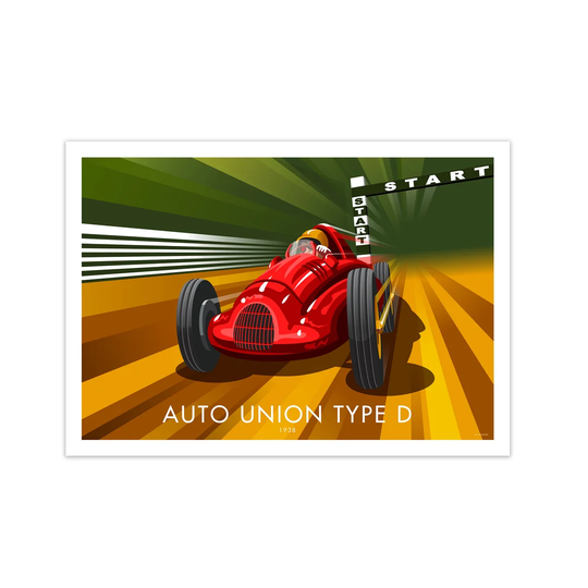 Auto Union by Stephen Millership - Graphic Art Print on Paper