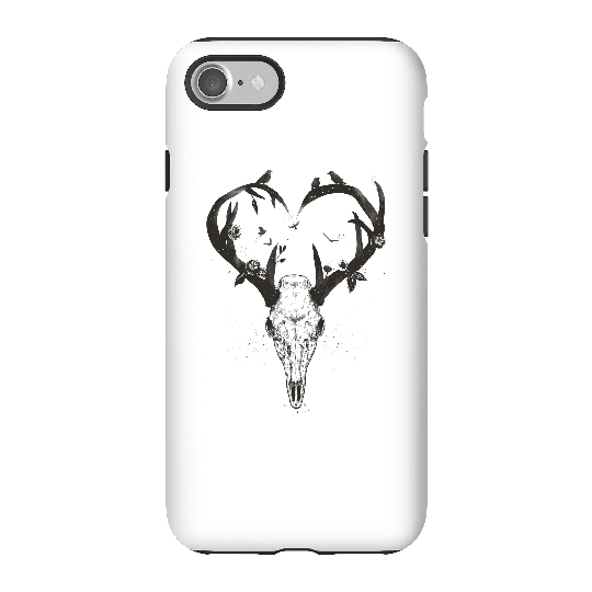 Balazs Solti Antlers Phone Case for iPhone and Android - iPhone 7 - Tough Case - Gloss