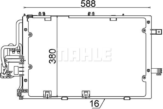 Condenser Air Conditioning 8FC351300-604 by BEHR