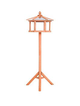 Pawhut Deluxe Bird Stand Feeder Table Feeding Station