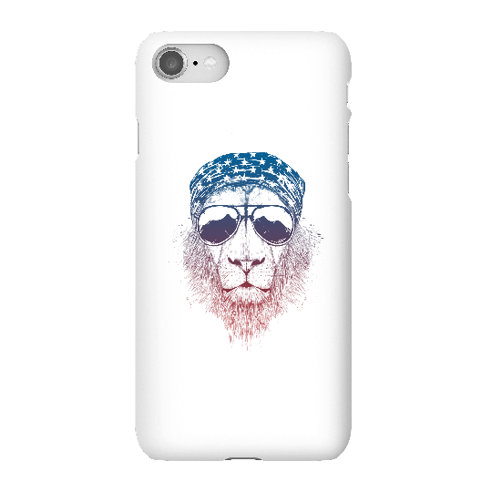 Balazs Solti Bandana Lion Phone Case for iPhone and Android - iPhone 8 - Snap Case - Matte