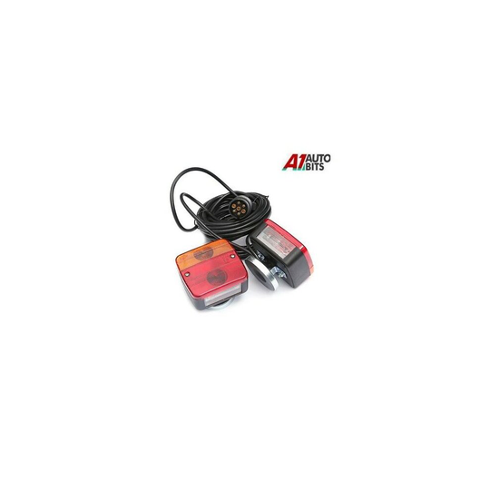 Rear Trailer Light Set Lightboard Towing Lamps Magnetic Tractor E-marked 7.5m