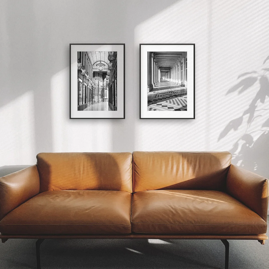 Gallery Diptych - 2 Piece Picture Frame Photograph Print Set on Paper