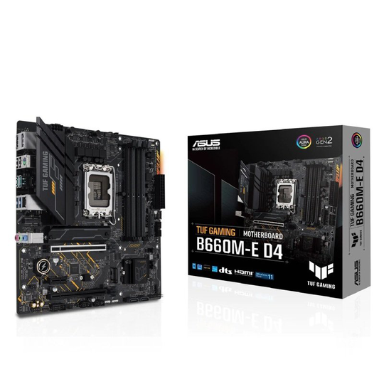 ASUS TUF GAMING B660M-E D4 mATX Motherboard