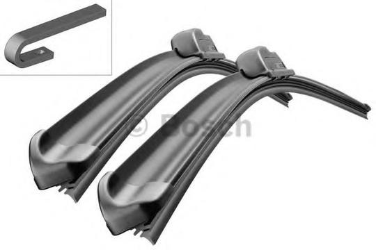 Bosch 3397118913 AR651S Wiper Blade Set Aerotwin Retrofit Windscreen Flat