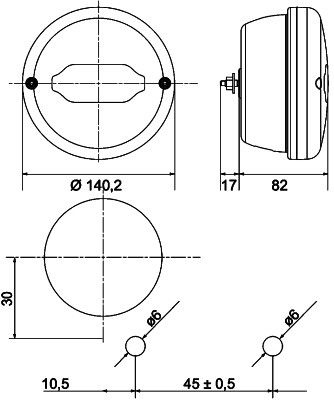 Combination Tail Light 2SD 013 155031