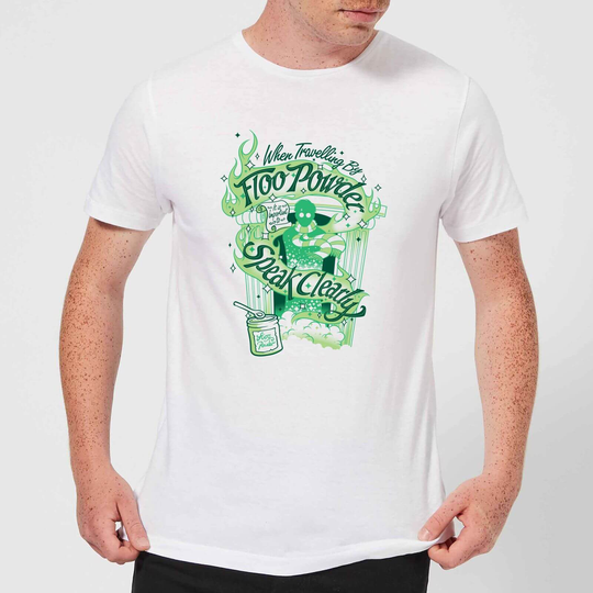 Harry Potter Floo Powder Men's T-Shirt - White - S - White