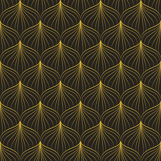 Walllpaper Roll 312X219cm Mural Decoration Wallpaper Material With Print Kitchen Livingroom Bedroom - Gold Shape
