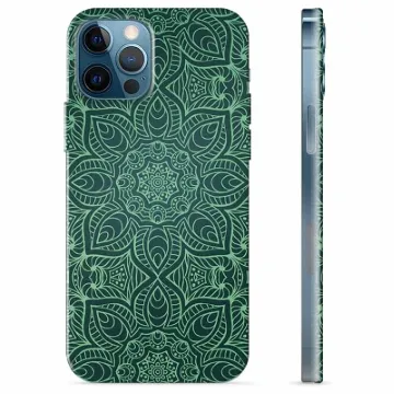 iPhone 12 Pro TPU Case - Green Mandala