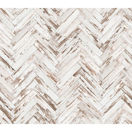 Walllpaper Roll 208X146cm Mural Decoration Wallpaper Material With Print Kitchen Livingroom Bedroom - Wooden Chevron