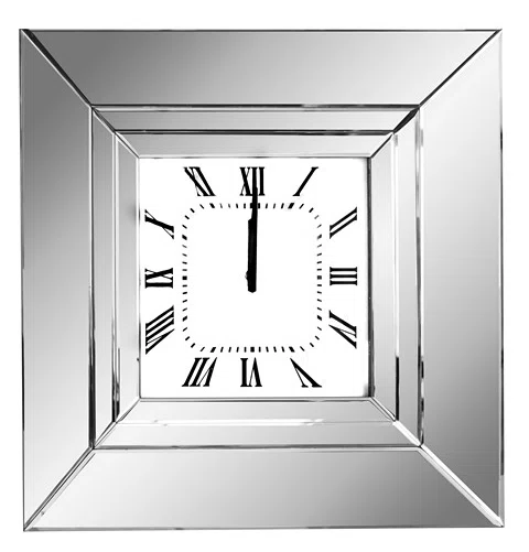 Oversized Milton Mirror Wall Clock