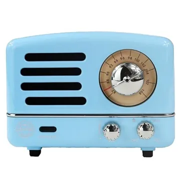 Muzen OTR Metal Bluetooth Speaker with FM Radio - Blue
