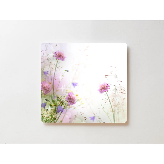 Backlight Motive Wall Picture Flowers Blossoms Magnetic Cork Board