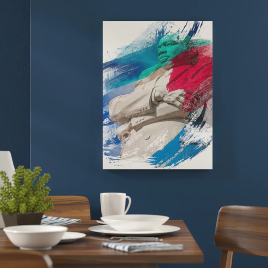 'Martin Luther King Jr. Monument' Graphic Art Print Poster