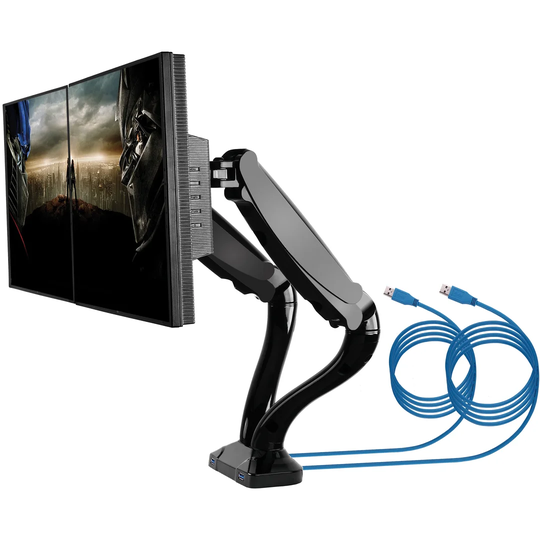 ClearAmbient Monitor Tischhalterung für 2 Computer-Bildschirme "für Displays mit 33-74cm (13-29Zoll)"