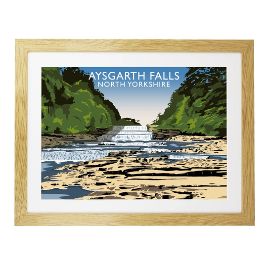 Aysgarth Falls 2 by Richard O'Neil - Graphic Art Print on Paper