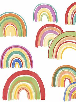 Fresco Over The Rainbow Wallpaper