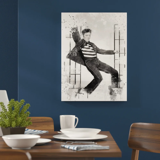 'Elvis Presley Jailhouse Rock' Graphic Art Print Poster