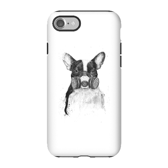 Balazs Solti Masked Bulldog Phone Case for iPhone and Android - iPhone 7 - Tough Case - Matte
