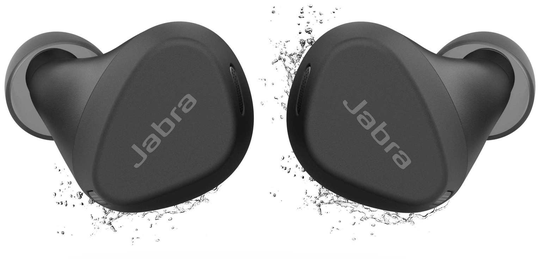 Jabra Elite 4 Active True Wireless ANC Sport Earbuds - Black