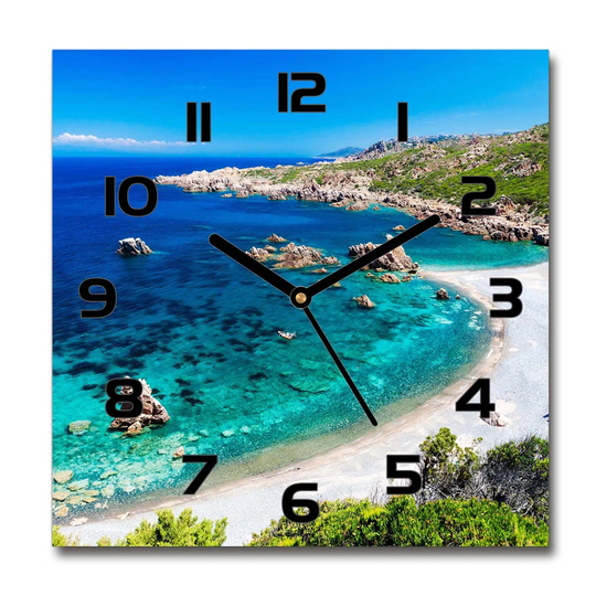 Hildegunde Sea Bay Silent Wall Clock