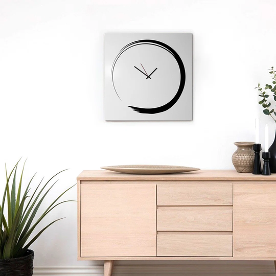 Glenmere Japan Style Enso Wall Clock