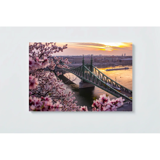 Budapest Motif Magnetic Wall Mounted Cork Board