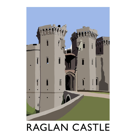 Raglan Castle by Richard O'Neil - Graphic Art Print on Paper