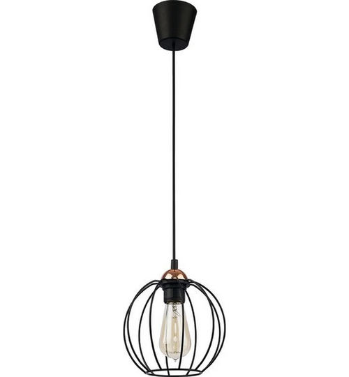 Siobhan 1 - Light Geometric Globe Pendant
