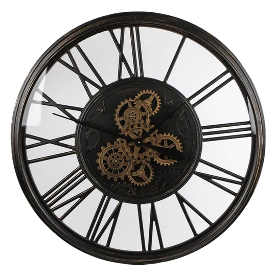 Gifts Amsterdam Radar Clock Olaf Metal Old Black 86cm