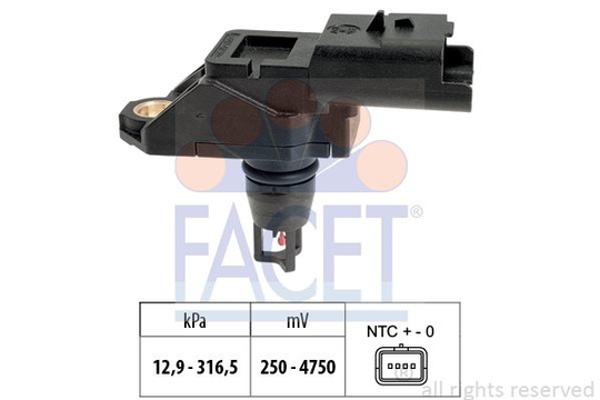 Air Pressure Sensor, height adaptation Made in Italy - OE Equivalent 103261