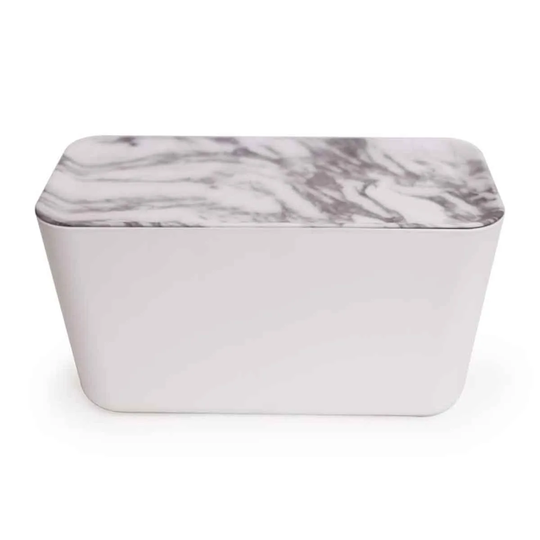 Bosign Hideaway Cable Organiser Extra Extra Large White & Marble