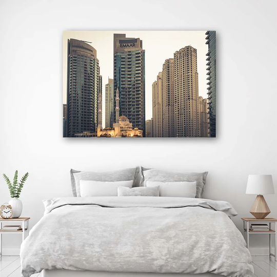 Canvas Print Dubai Skyline Skyscrapers