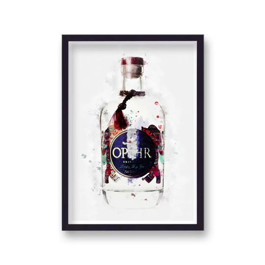 Gin Graphic Splash Ophir Inspired by Vouvart - Picture Frame Graphic Art