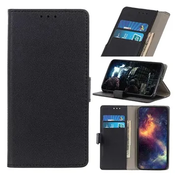 Honor 60 Wallet Case with Magnetic Closure - Black