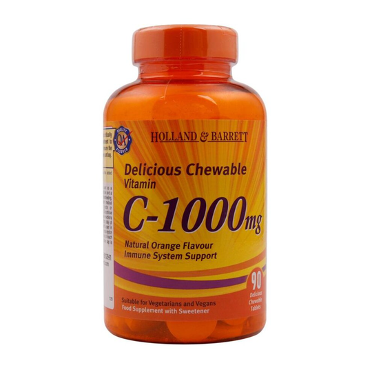 Holland & Barrett Chewable Vitamin C with Rose Hips Tablets 90's