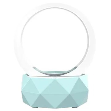 Bluetooth Speaker with Small Night Lamp - Blue