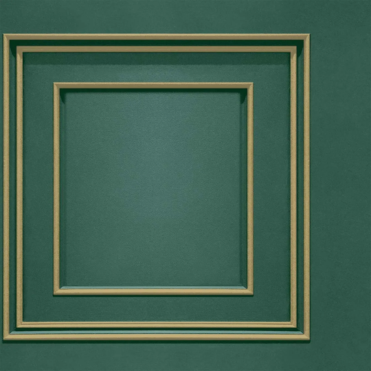 Belgravia Decor Forbidden Fruit Panel Green/Gold Wallpaper