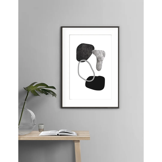 Funky Shapes N°1 - Picture Frame Graphic Art Print on Paper