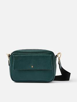 Accessorize Leather Cross-Body Camera Bag