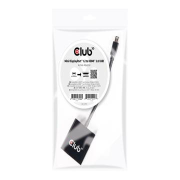 Club 3D Mini DisplayPort / HDMI 2.0 3D - 4K60H