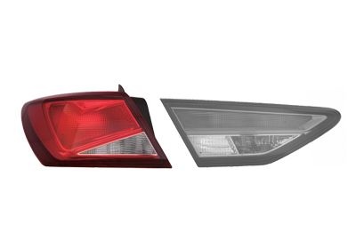 Combination Tail Light 4946931 Van Wezel 4946931