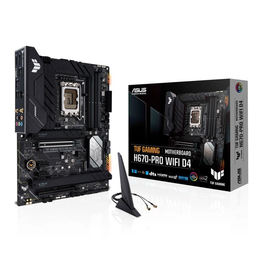 ASUS TUF GAMING H670-PRO WIFI D4 ATX Motherboard