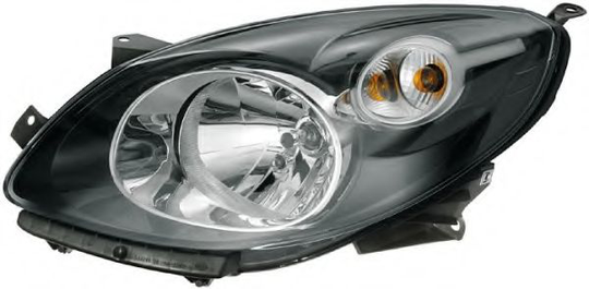 Headlight 12V 1L7271510-381 by Hella Right