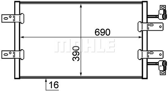 Condenser Air Conditioning 8FC351319-281 by BEHR