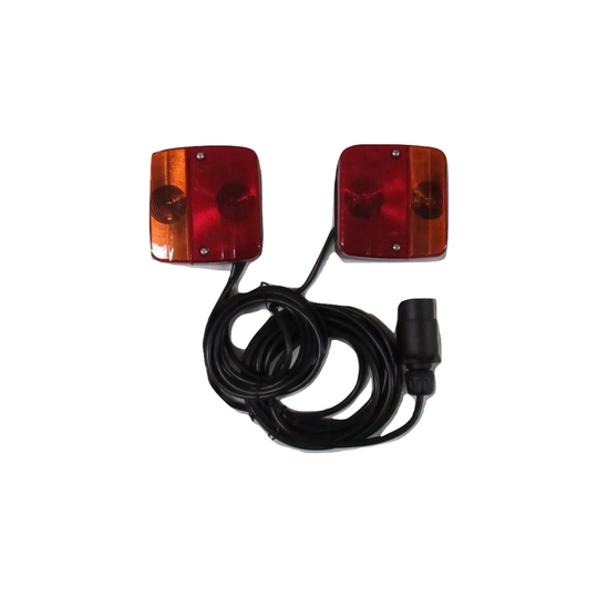 Rear Magnetic Trailer Lights With 10M Cable - Tractor Light Board Trailer Towing Lamp