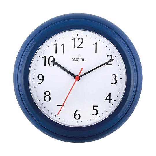 Acctim CK1419 Wycombe Wall Clock Blue