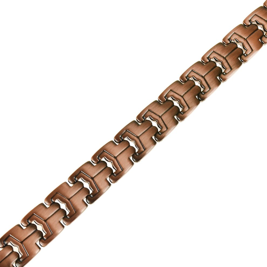 Womens 19 Magnets 3500 Gauss Copper Bracelet Stress Anxiety Arthritis Relief